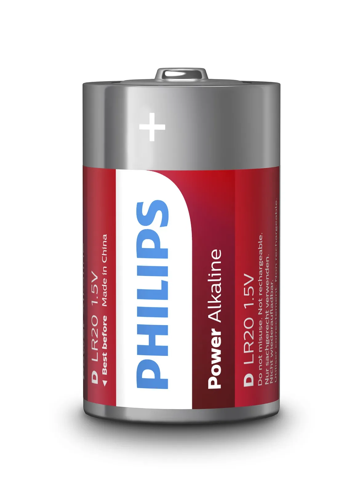 Philips Power Alkaline LR20P2B/27 household battery