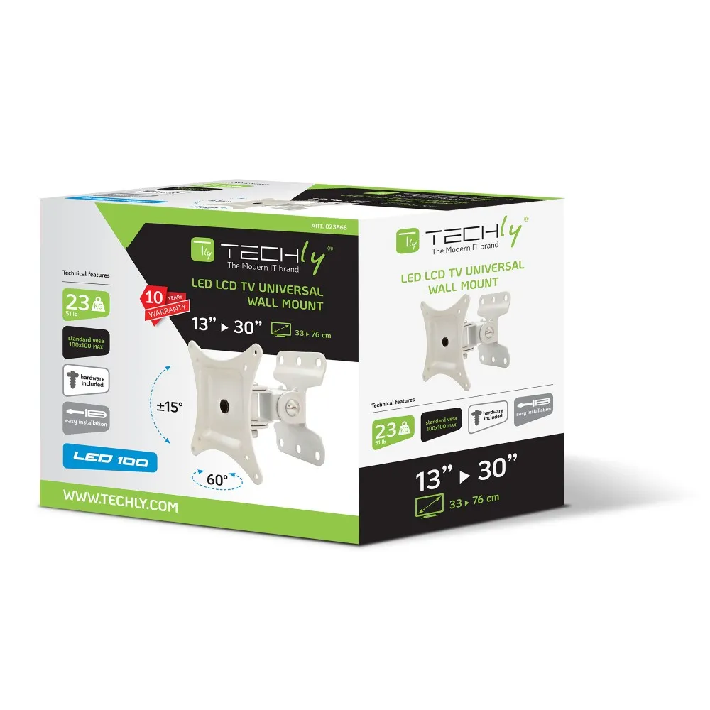 Techly ICA-LCD 201WH TV mount/stand – slika 2
