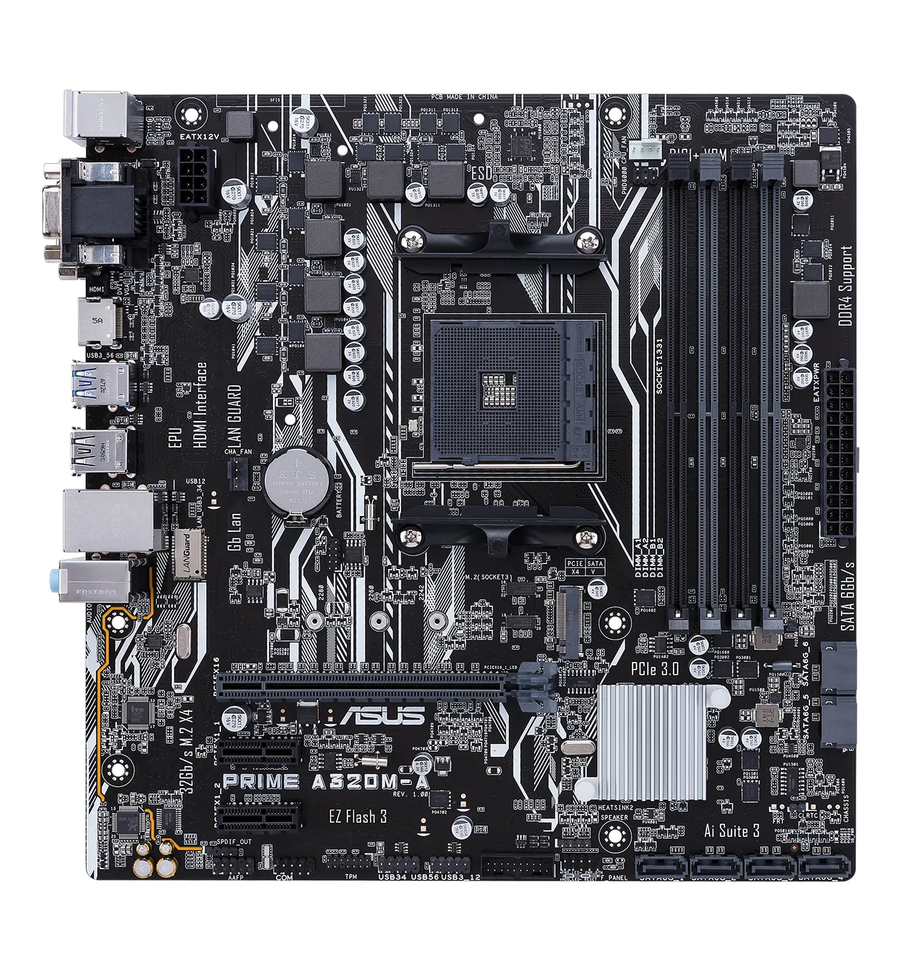 ASUS PRIME A320M-A motherboard