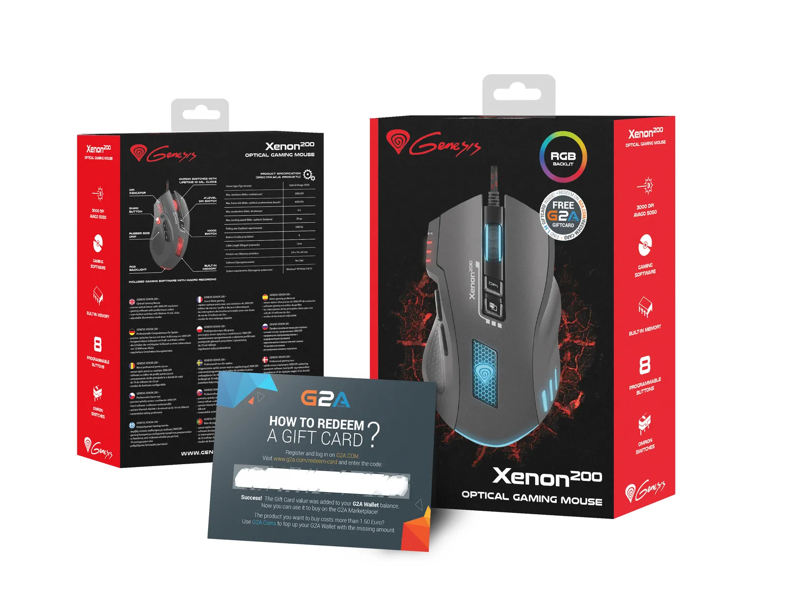 GENESIS Xenon 200 mouse – slika 5
