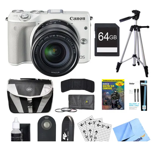Canon EOS M3 + EF-M 18-55mm + 64GB Bundle – slika 5