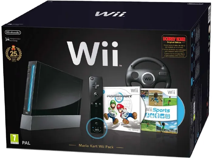 Nintendo Wii Mario Cart pack