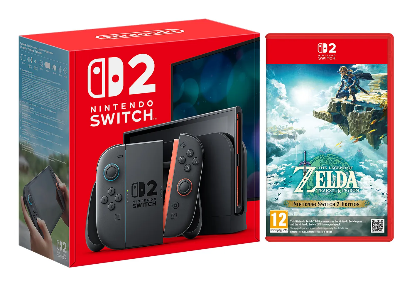 Nintendo Switch 2 + The Legend of Zelda: Tears of the Kingdom portable game console