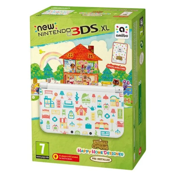 Nintendo New 3DS XL Animal Crossing: Happy Home Designer Edition portable game console