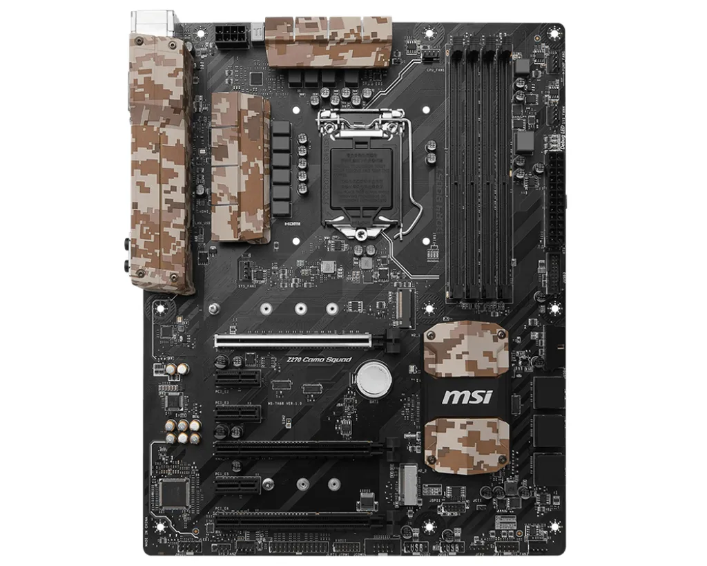 MSI Z270 CAMO SQUAD motherboard