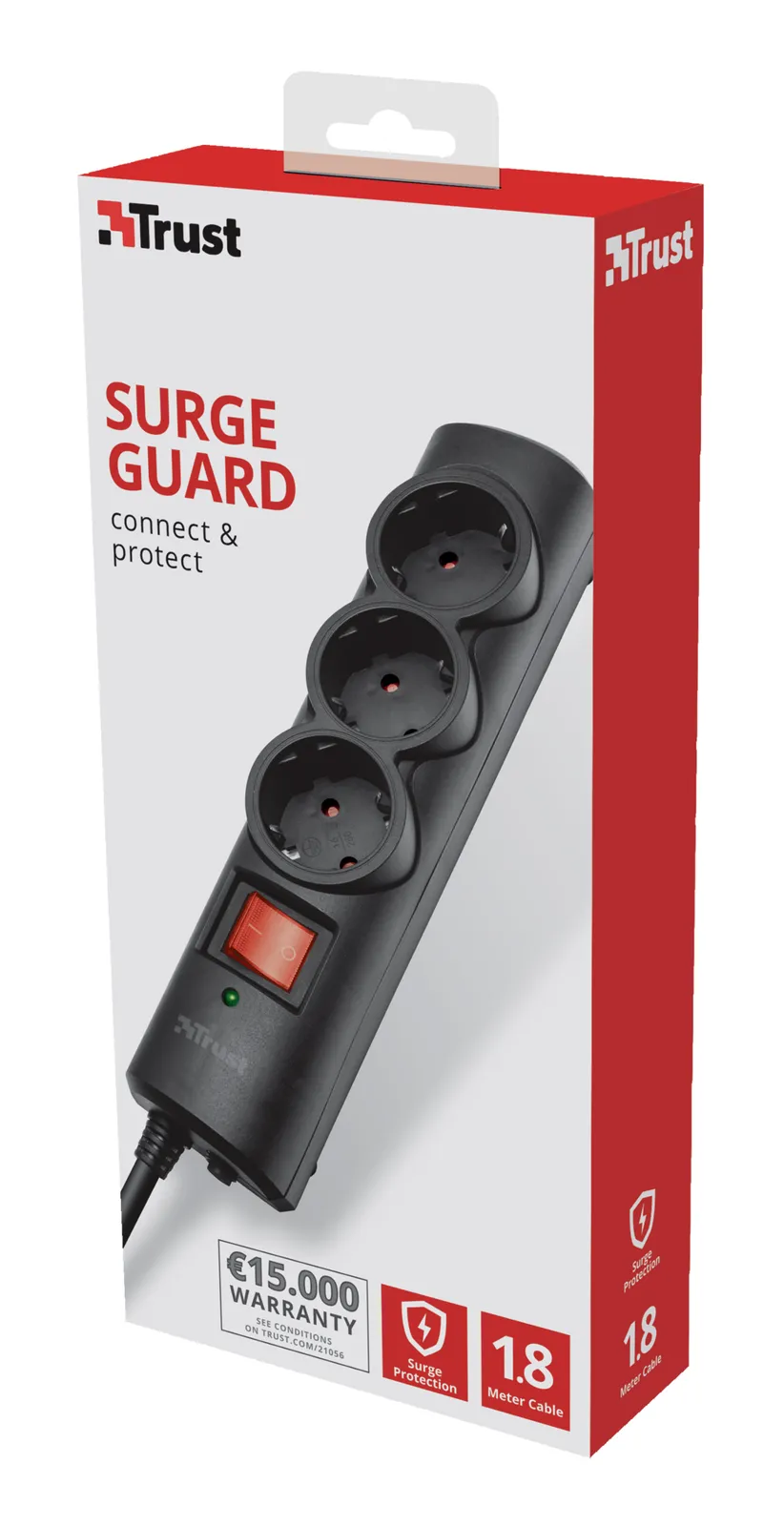 Trust 21056 surge protector – slika 4