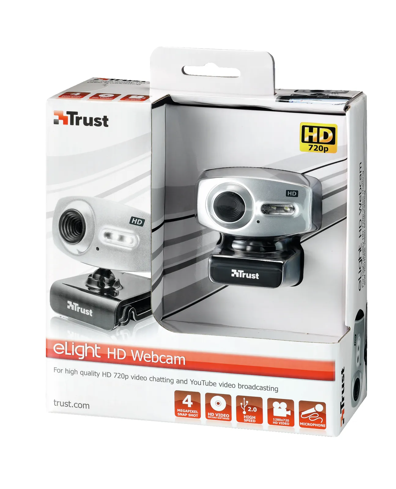 Trust eLight HD 720p webcam – slika 2