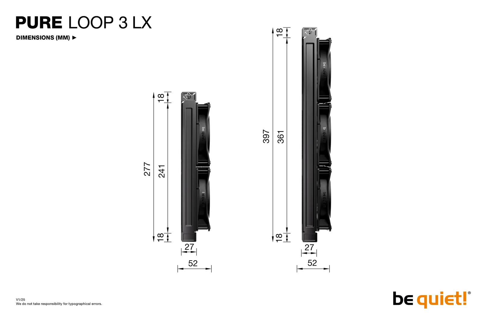 be quiet! Pure Loop 3 LX 360mm – slika 7