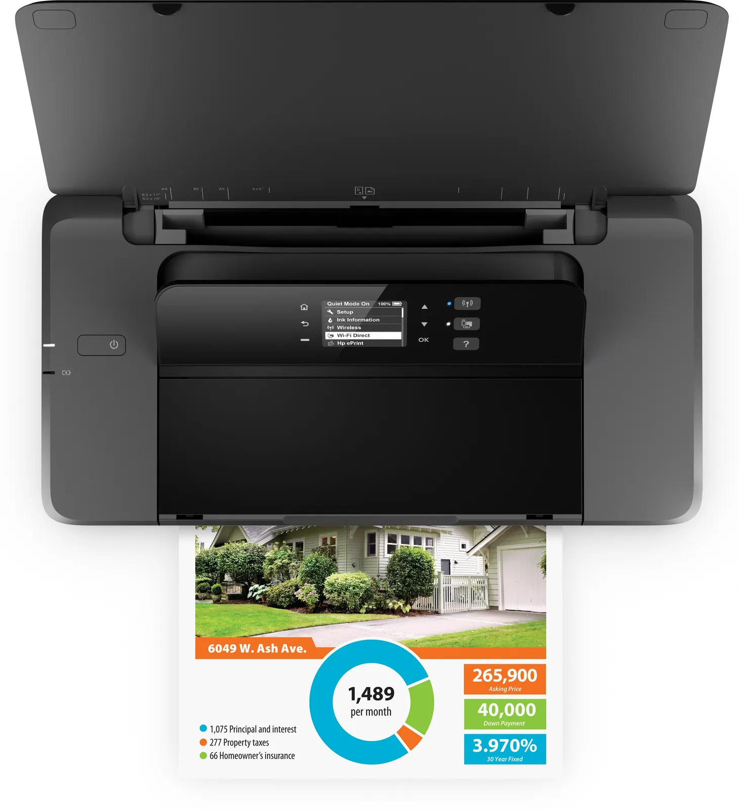 HP Officejet 200 Mobile Printer inkjet printer – slika 6