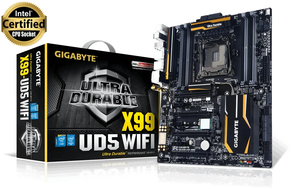 GIGABYTE GA-X99-UD5WIFI motherboard – slika 2