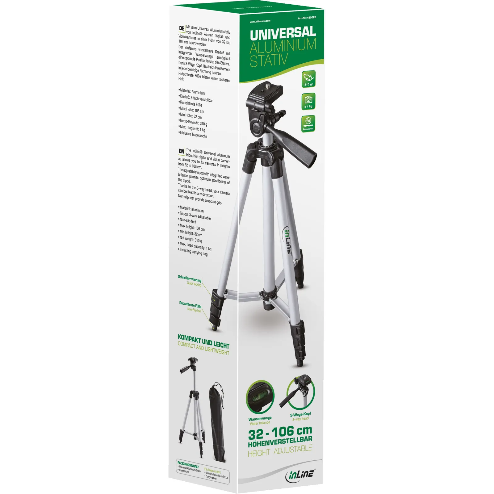 InLine 48002B tripod – slika 3