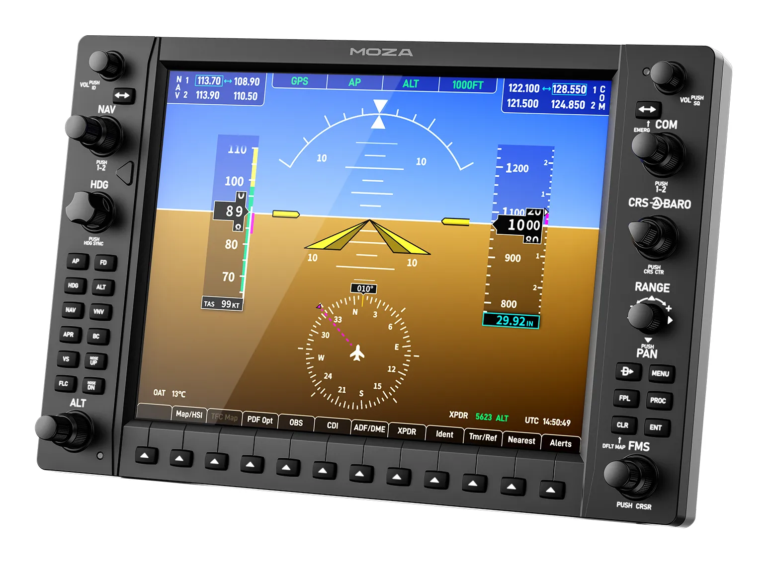 Moza Racing MGX1000 Instrument Panel – slika 3