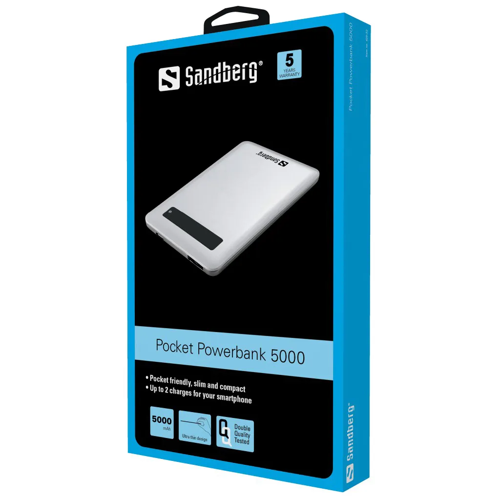 Sandberg Pocket Powerbank 5000 – slika 2