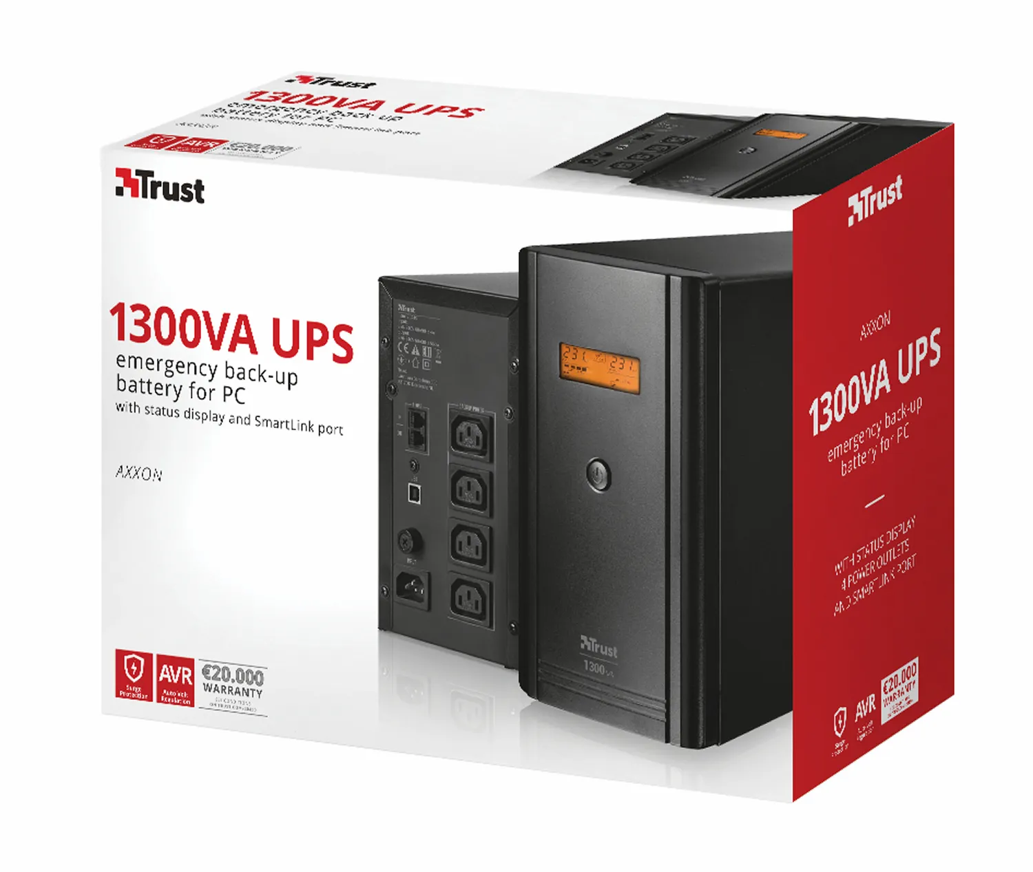 Trust AXXON uninterruptible power supply (UPS) – slika 3
