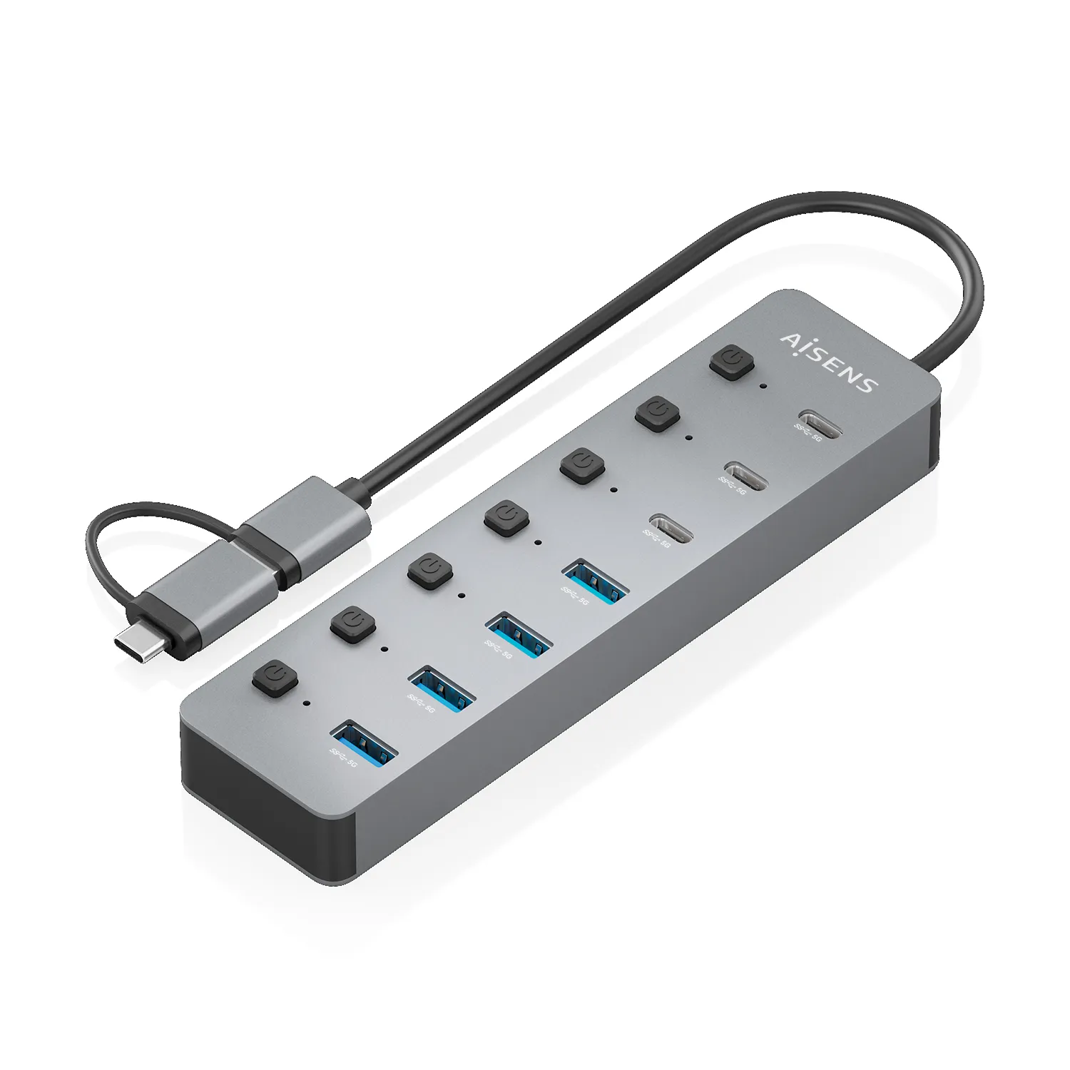 AISENS ASUC-8P043-GR interface hub – slika 2