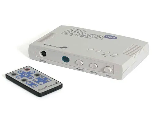 StarTech.com High-Resolution PC / VGA to TV Converter with Remote Control video capturing device