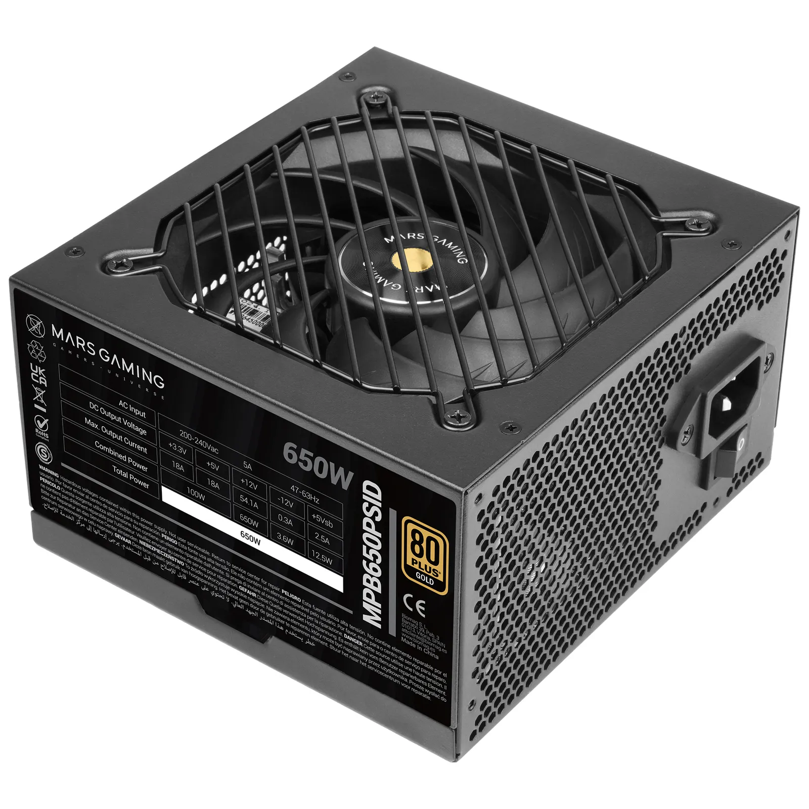 Mars Gaming MPB650PSID power supply unit – slika 2
