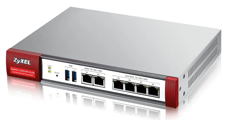 Zyxel USG 100 + License hardware firewall
