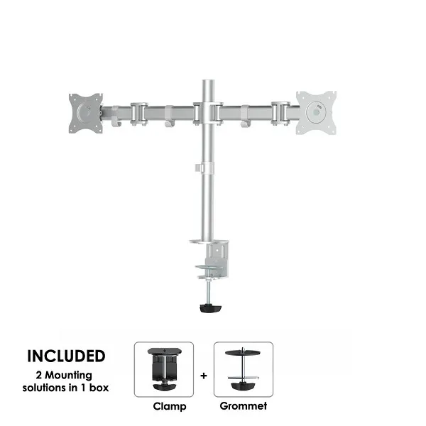 Neomounts NM-D135DSILVER (*D) monitor mount / stand – slika 2