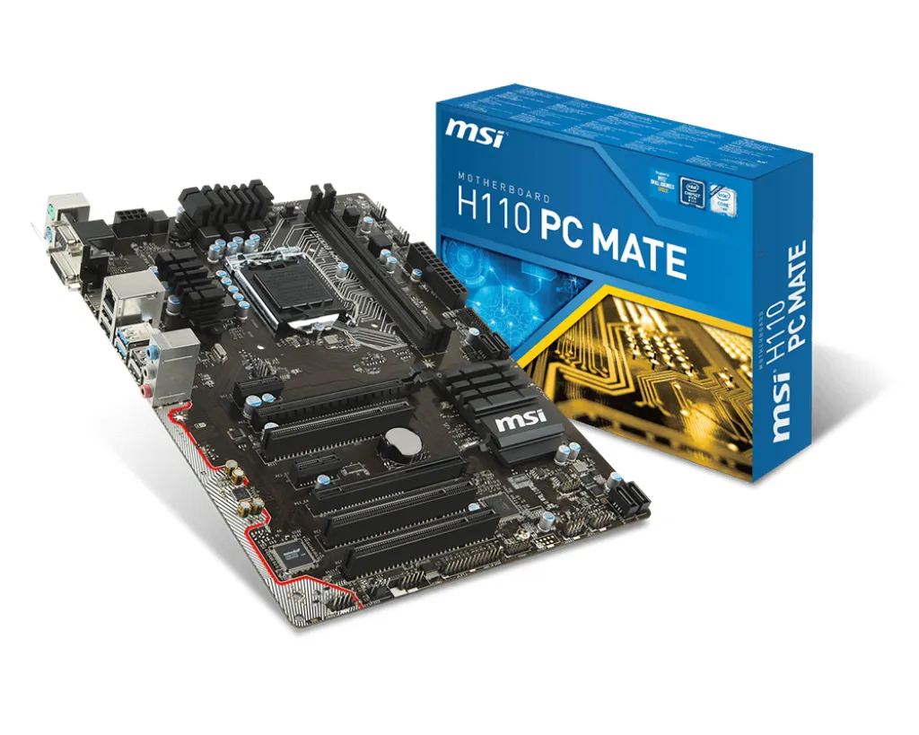 MSI H110 PC MATE motherboard