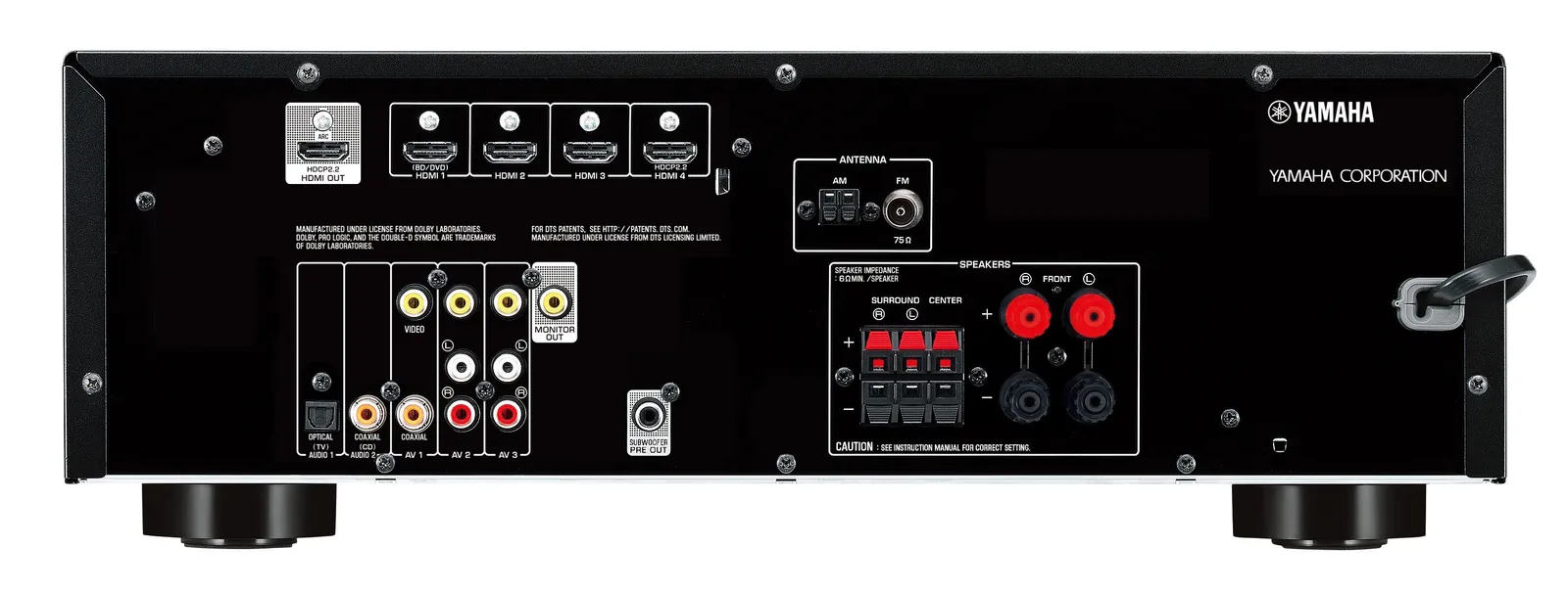 Yamaha YHT-2920 home cinema system – slika 2