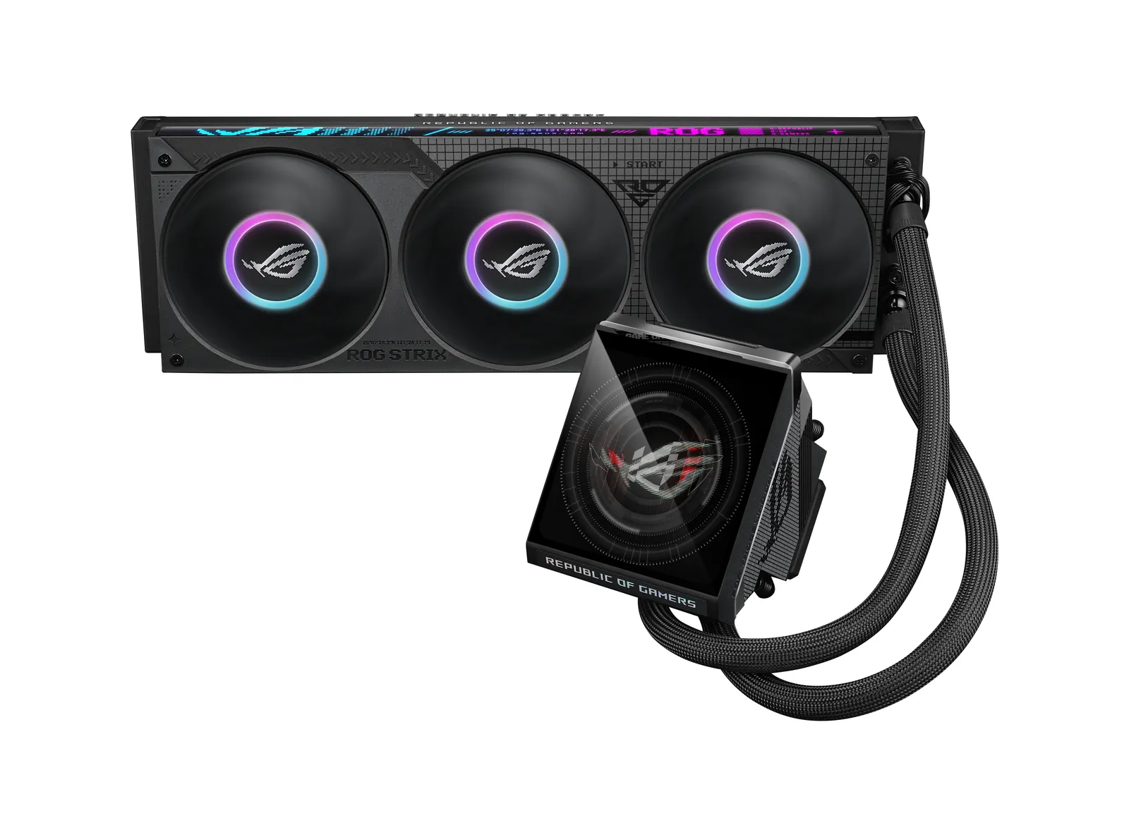 ASUS ROG Strix LC IV 360 ARGB LCD – slika 5