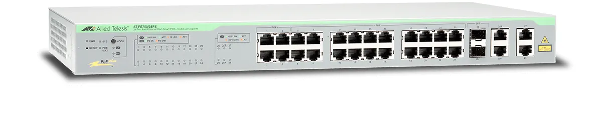 Allied Telesis AT-FS750/28PS-30 network switch