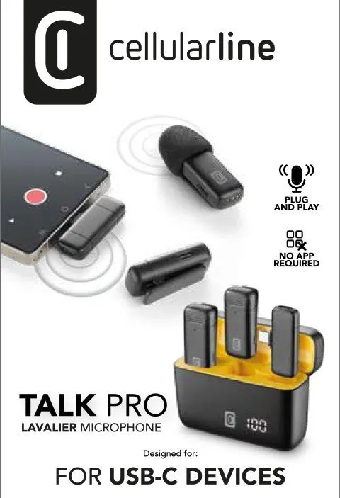 Cellularline WLSTALKPROK microphone – slika 2