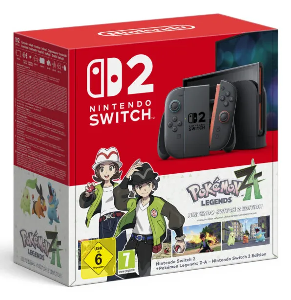 Nintendo Switch 2 + Pokémon Legends: Z-A: Switch 2 Edition portable game console