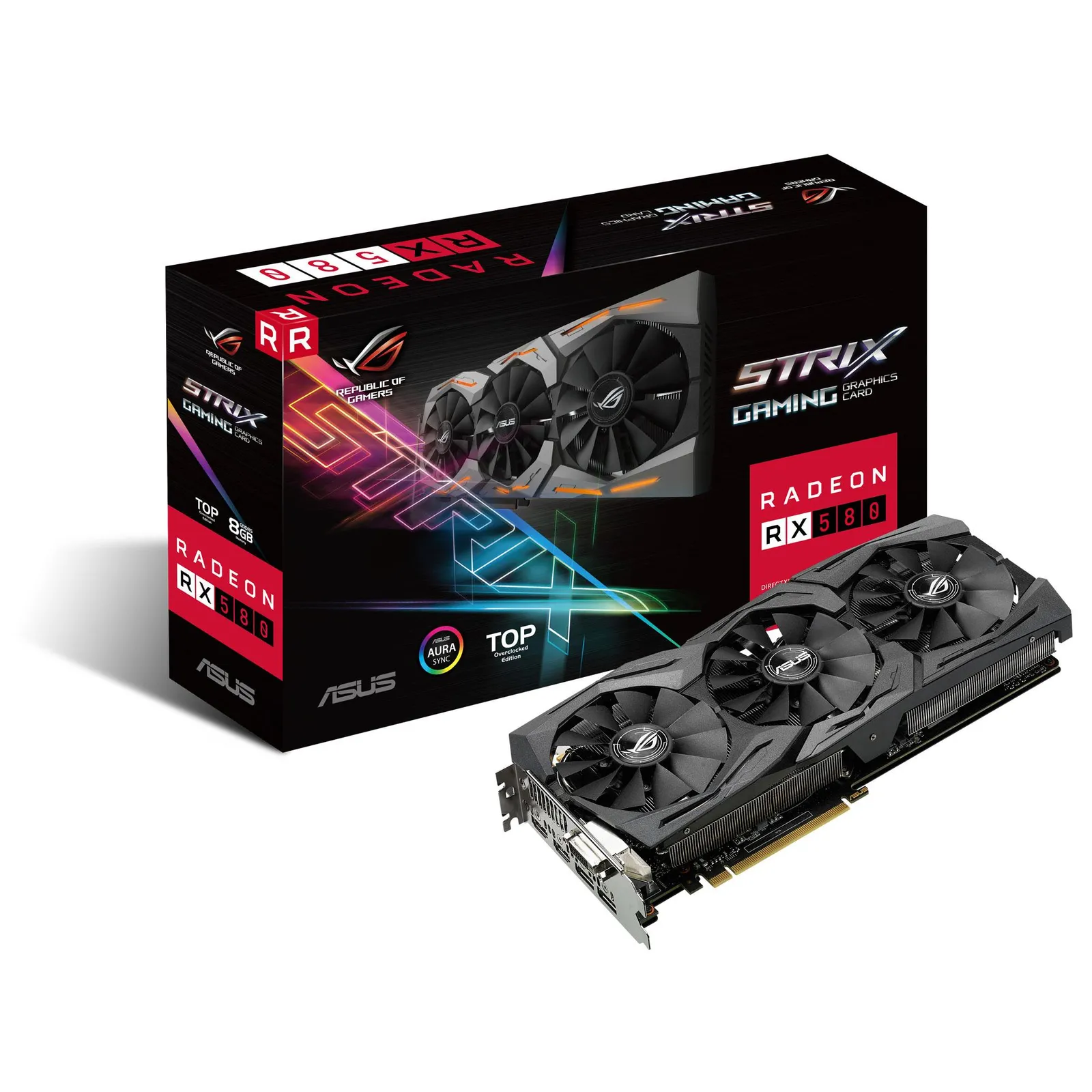 ASUS ROG-STRIX-RX580-T8G-GAMING graphics card