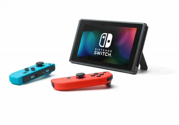 Nintendo Switch neon + Splatoon 2 portable game console – slika 3