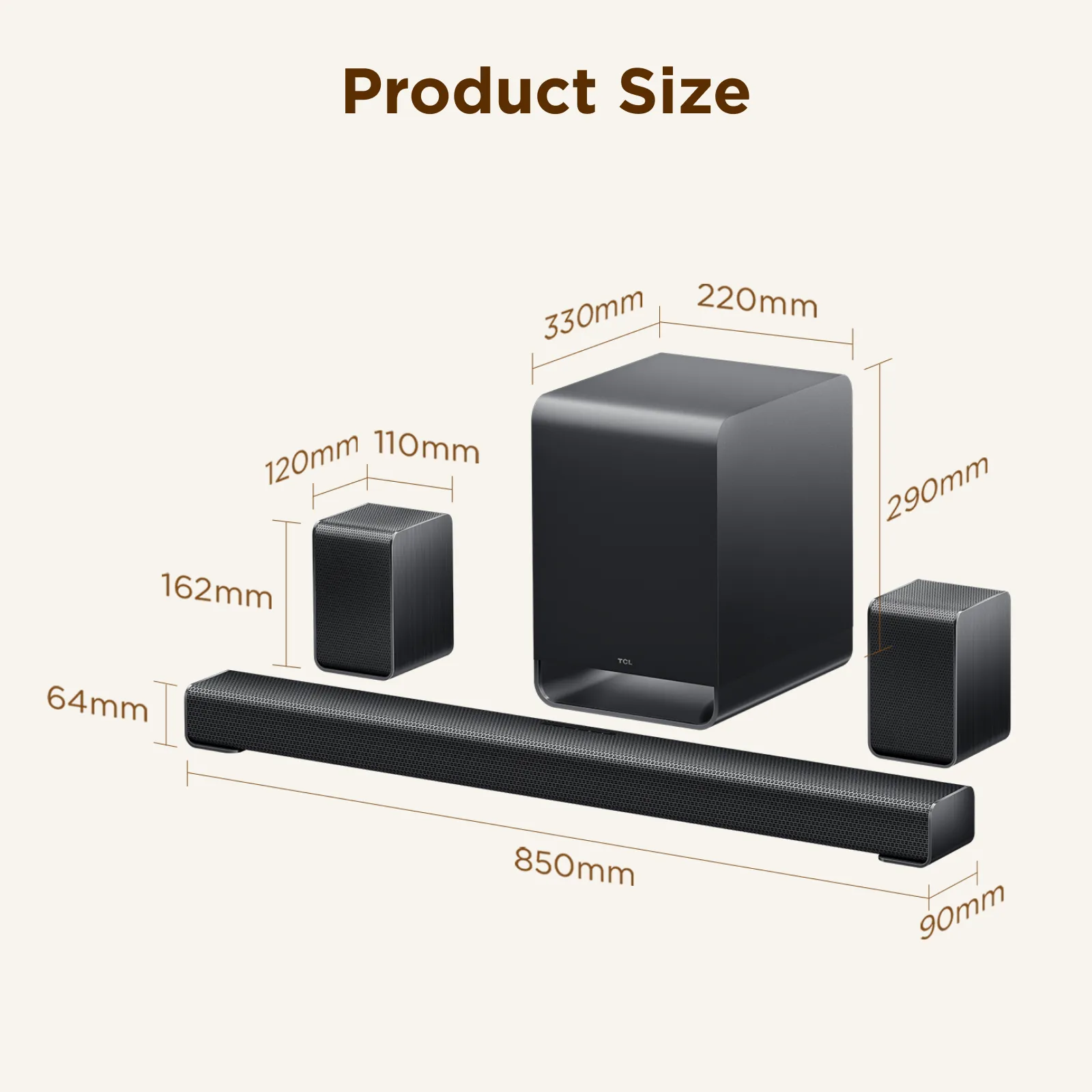 TCL S65K-UK soundbar speaker – slika 9