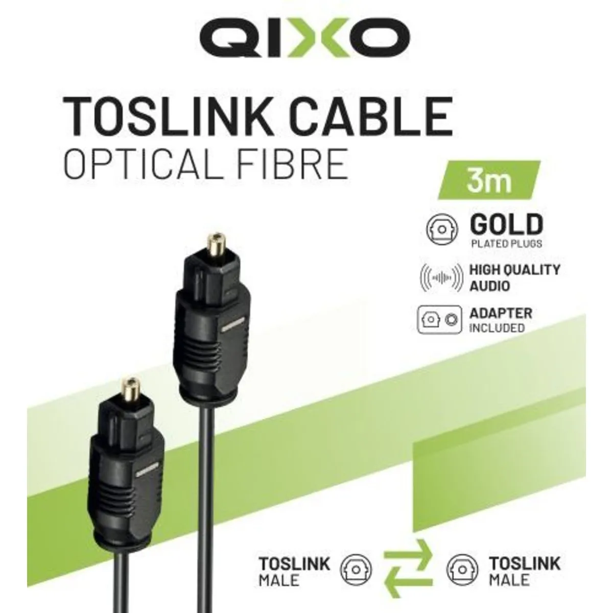 Qixo QXTOSLINKMM3MK audio cable