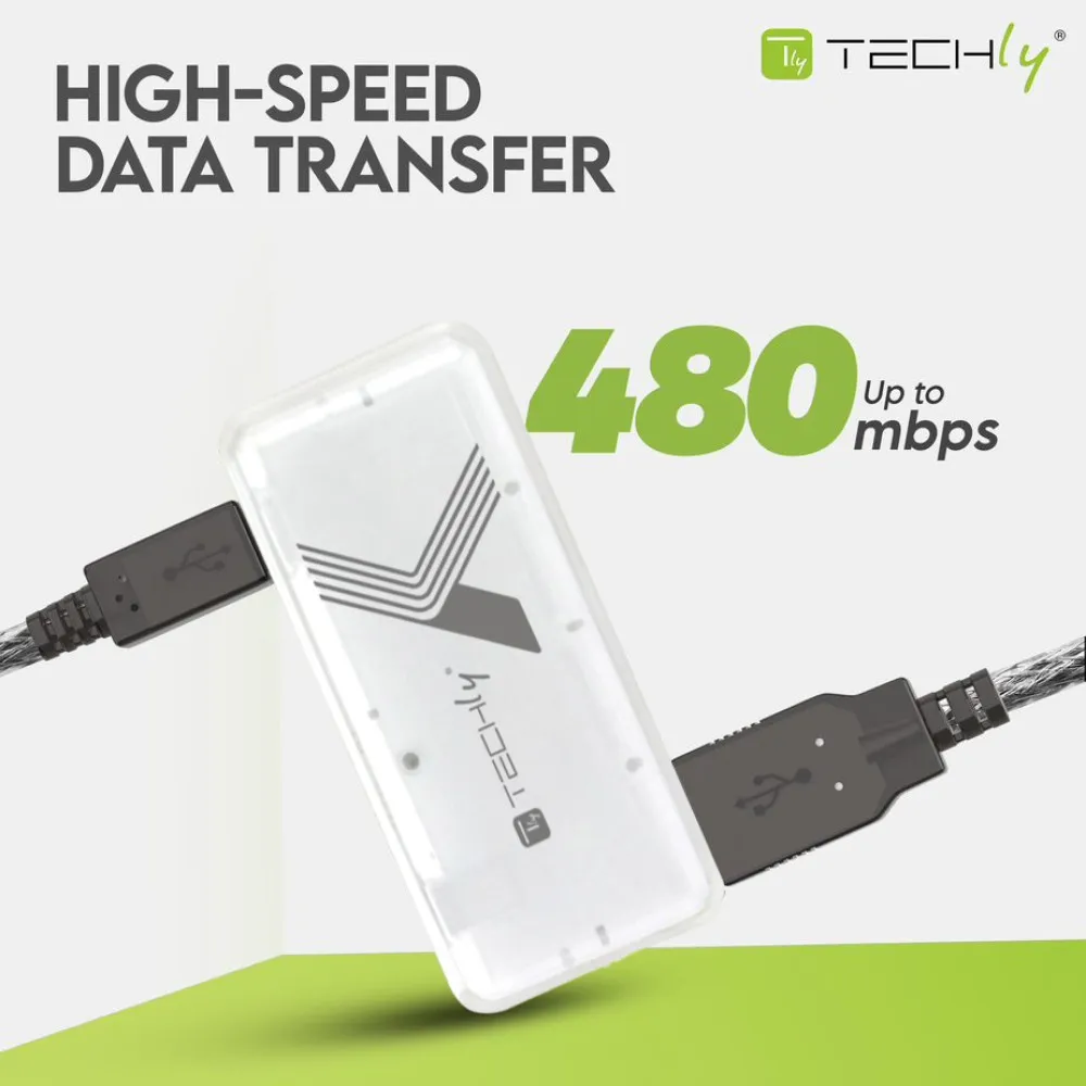 Techly IUSB2-HUB4-WHTY interface hub – slika 4