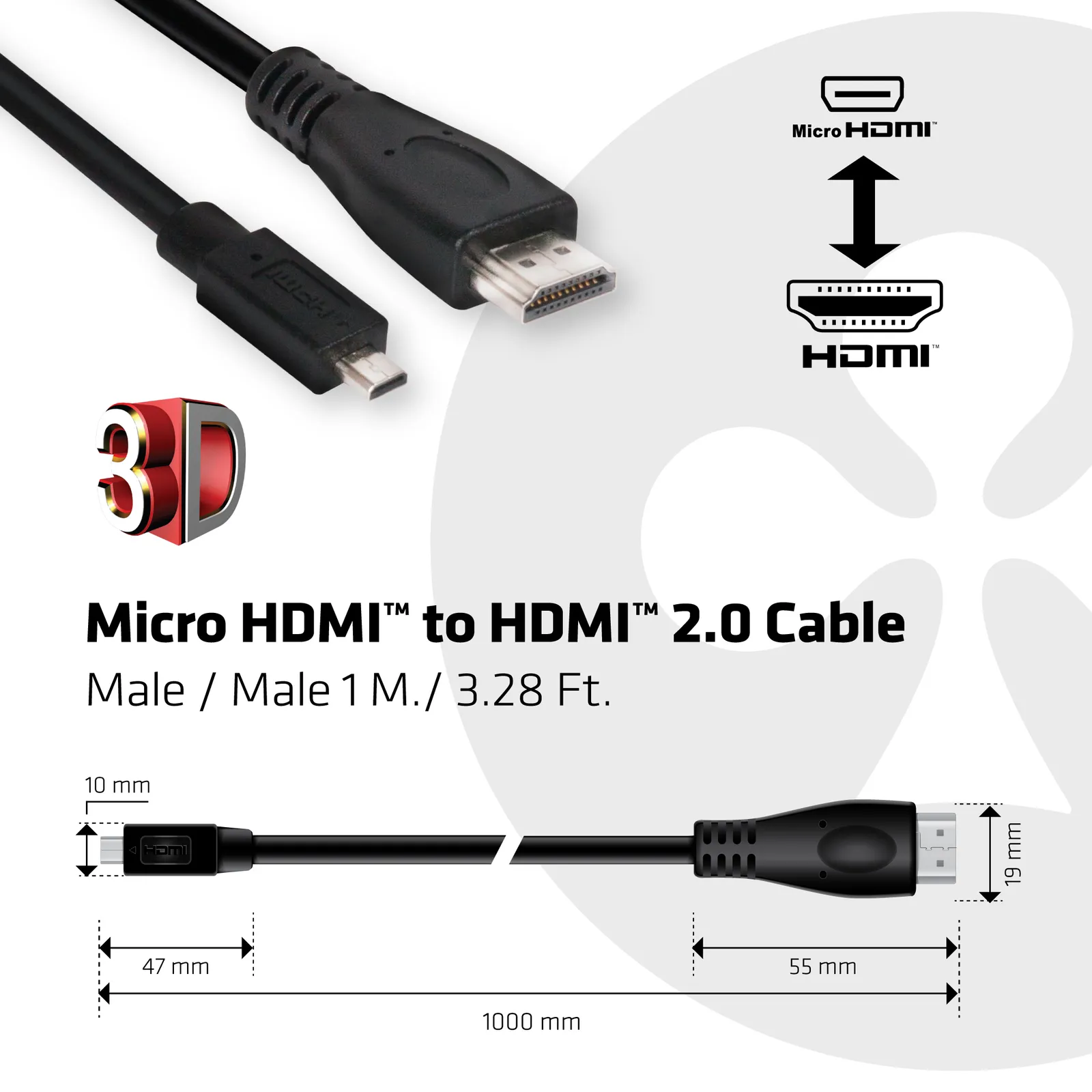CLUB3D CAC-1351 HDMI cable – slika 3