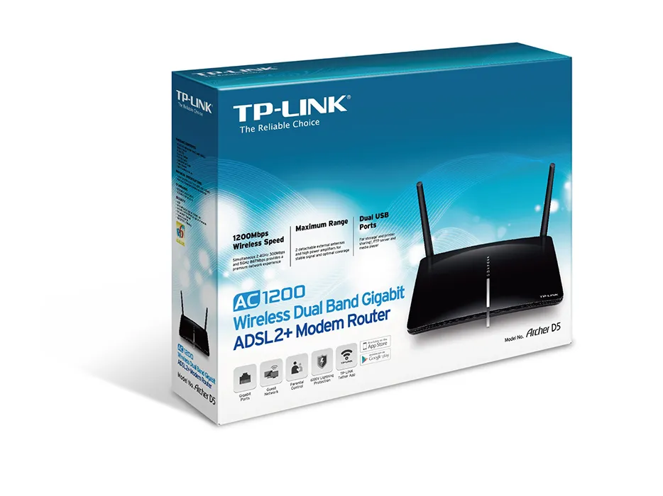 TP-Link Archer D5 V2 wireless router – slika 4