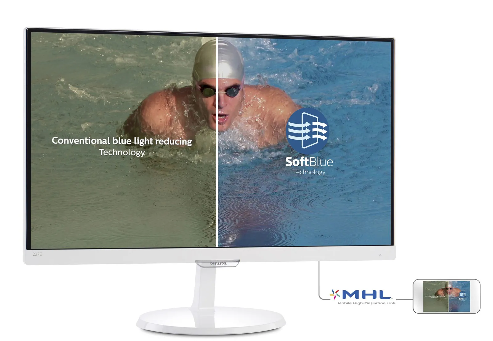 Philips E Line 227E7EDSW/69 computer monitor