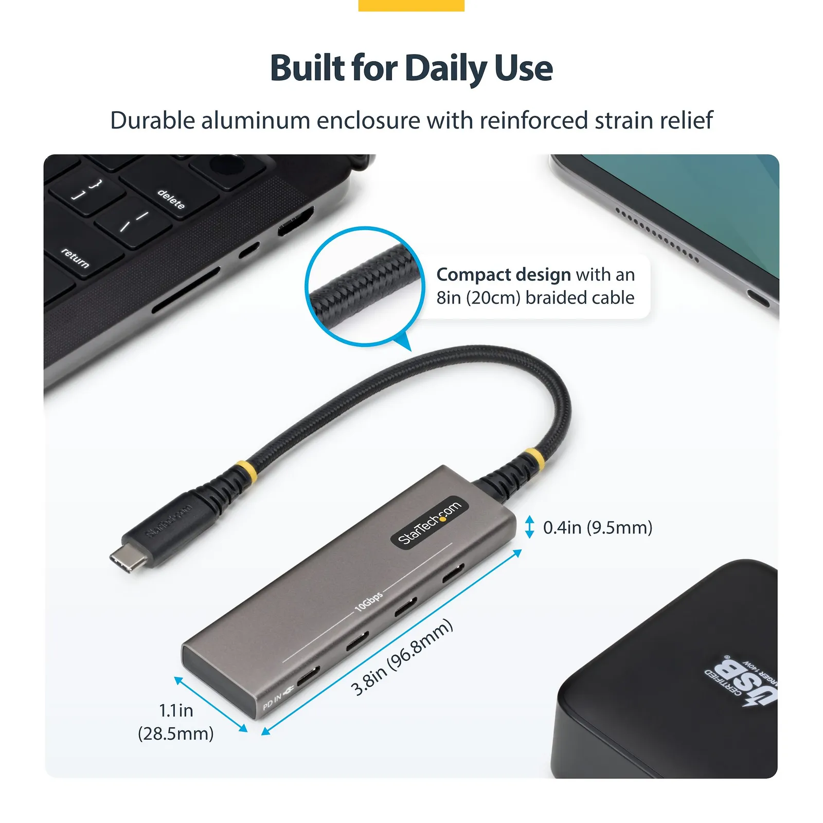 StarTech.com 309B-USBC-HUB interface hub – slika 9