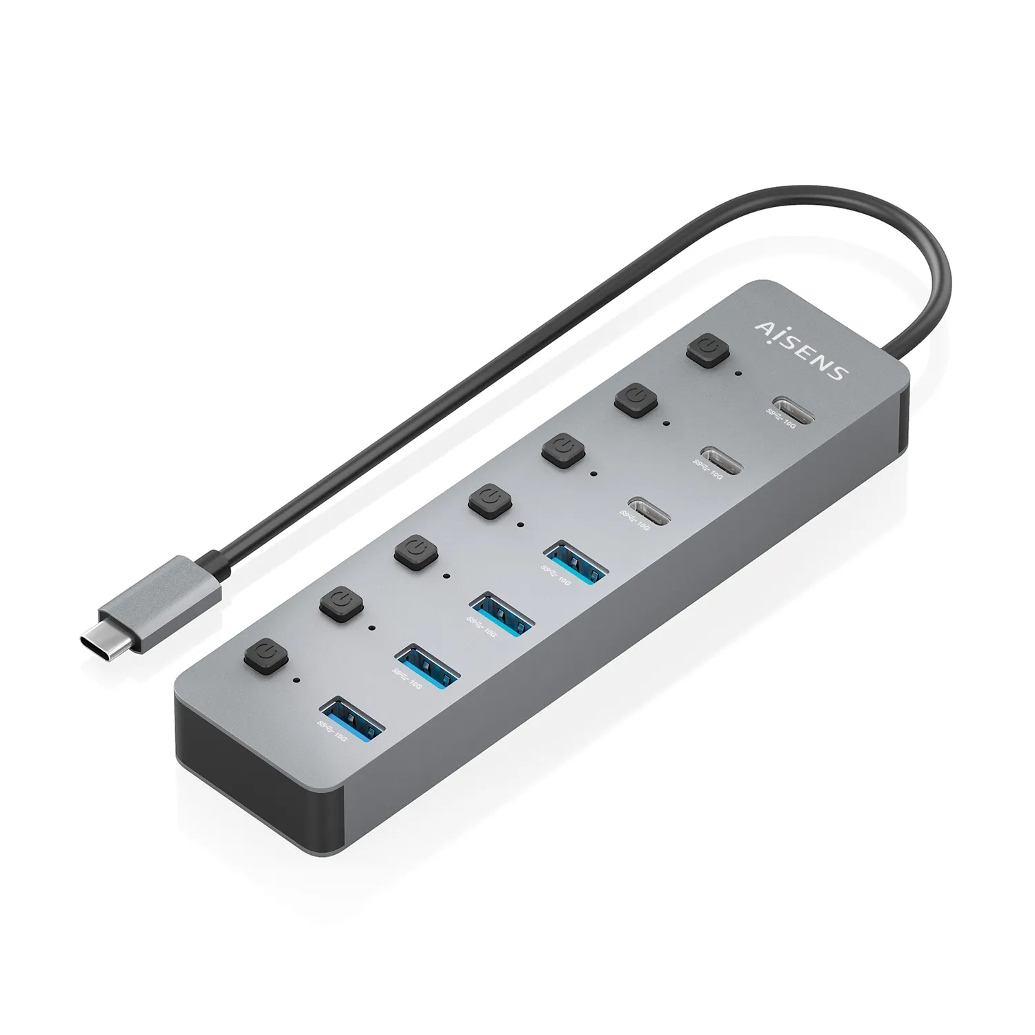 AISENS ASUC-8P044-GR interface hub – slika 2