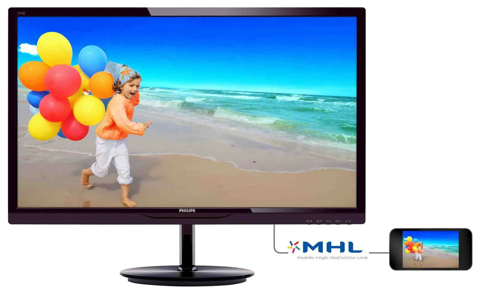 Philips 244E5QHSD/96 computer monitor – slika 2