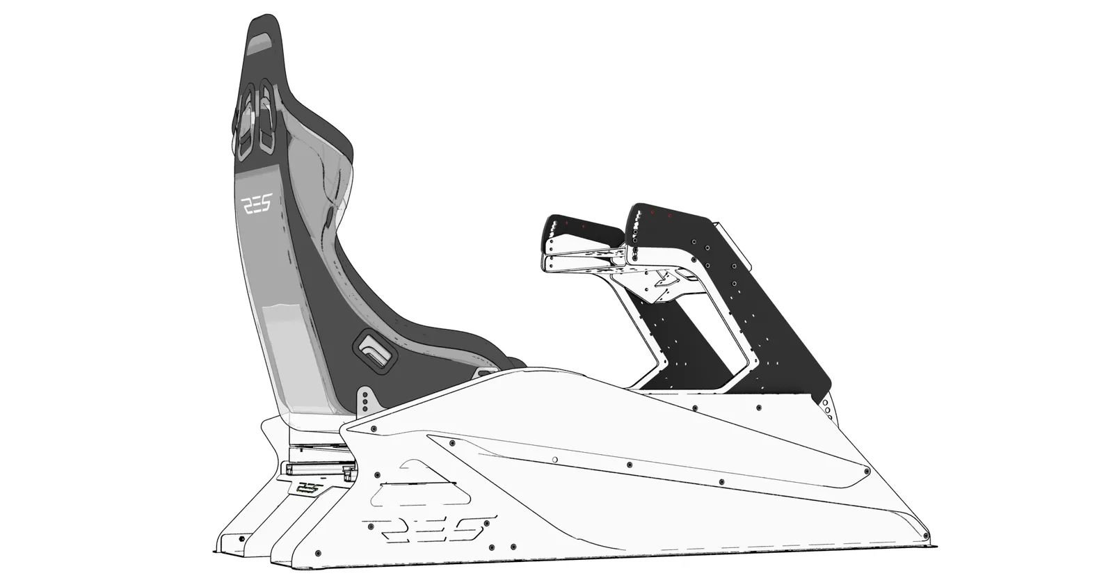 Res-Tech AC GT 01 0A flight/racing simulator accessory – slika 5