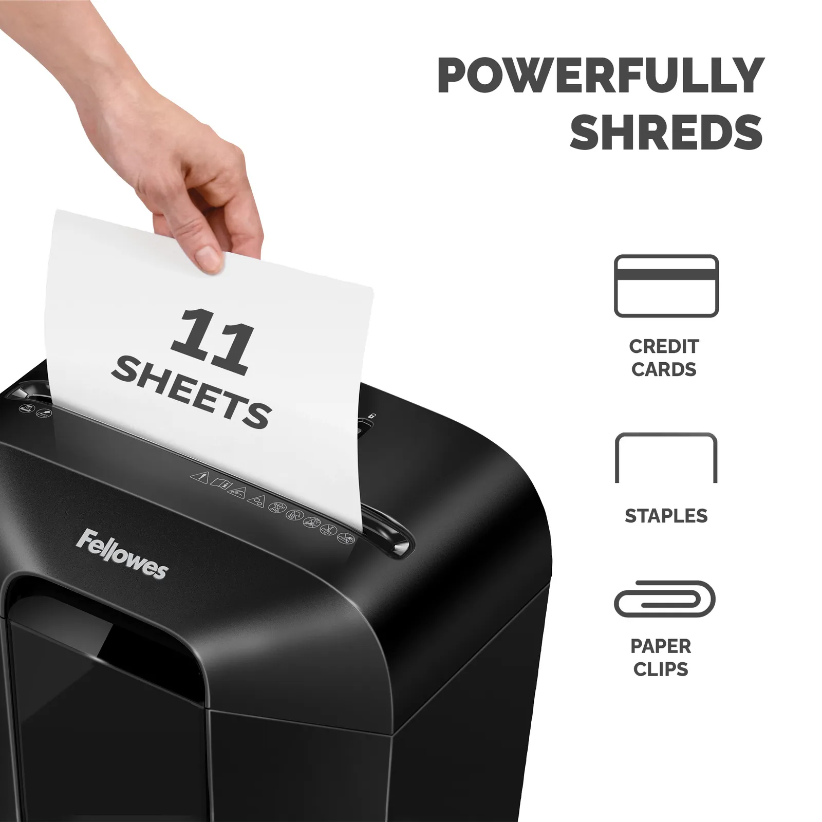 Fellowes LX Series Powershred LX70 Cross Cut Shredder 4403401 paper shredder – slika 3