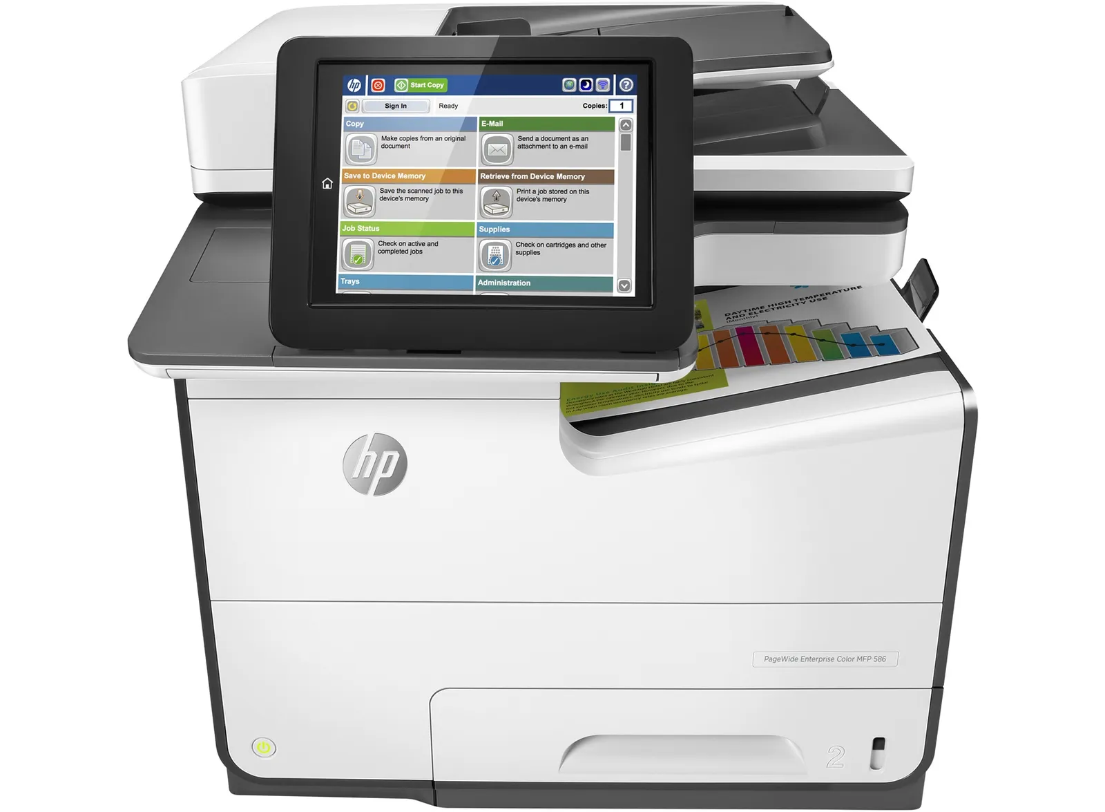 HP PageWide Enterprise Color MFP 586dn