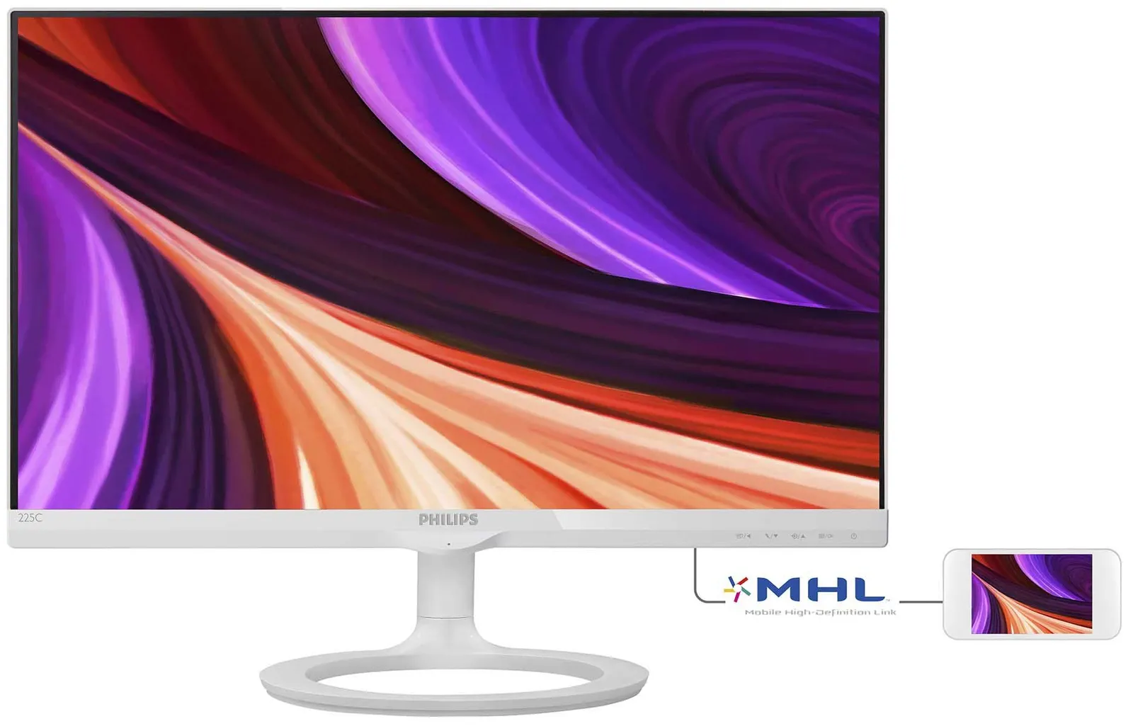 Philips Brilliance 225C5QHSW/96 computer monitor – slika 2