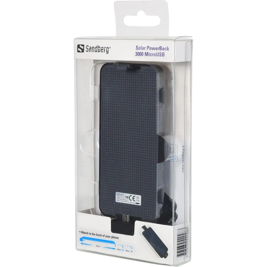 Sandberg Solar PowerBack 3000 MicroUSB – slika 2