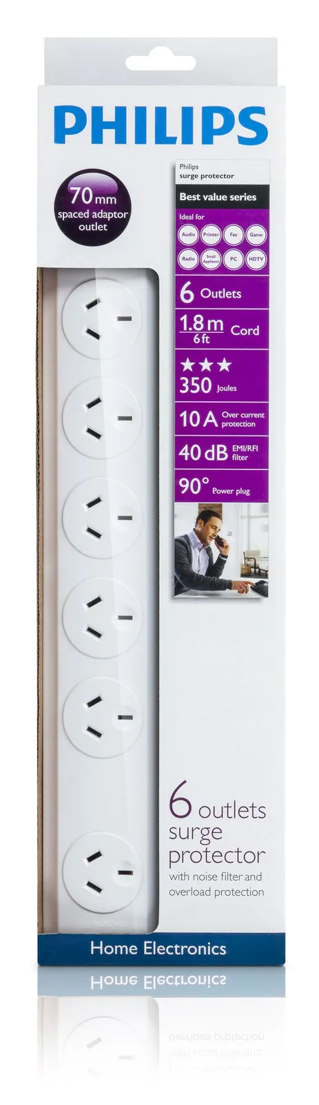 Philips SPC3069WA/79 surge protector – slika 2