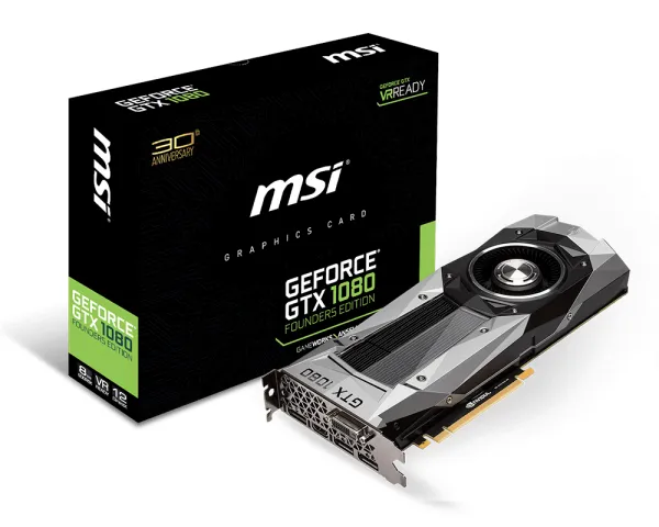 MSI GTX 1080 FOUNDERS graphics card