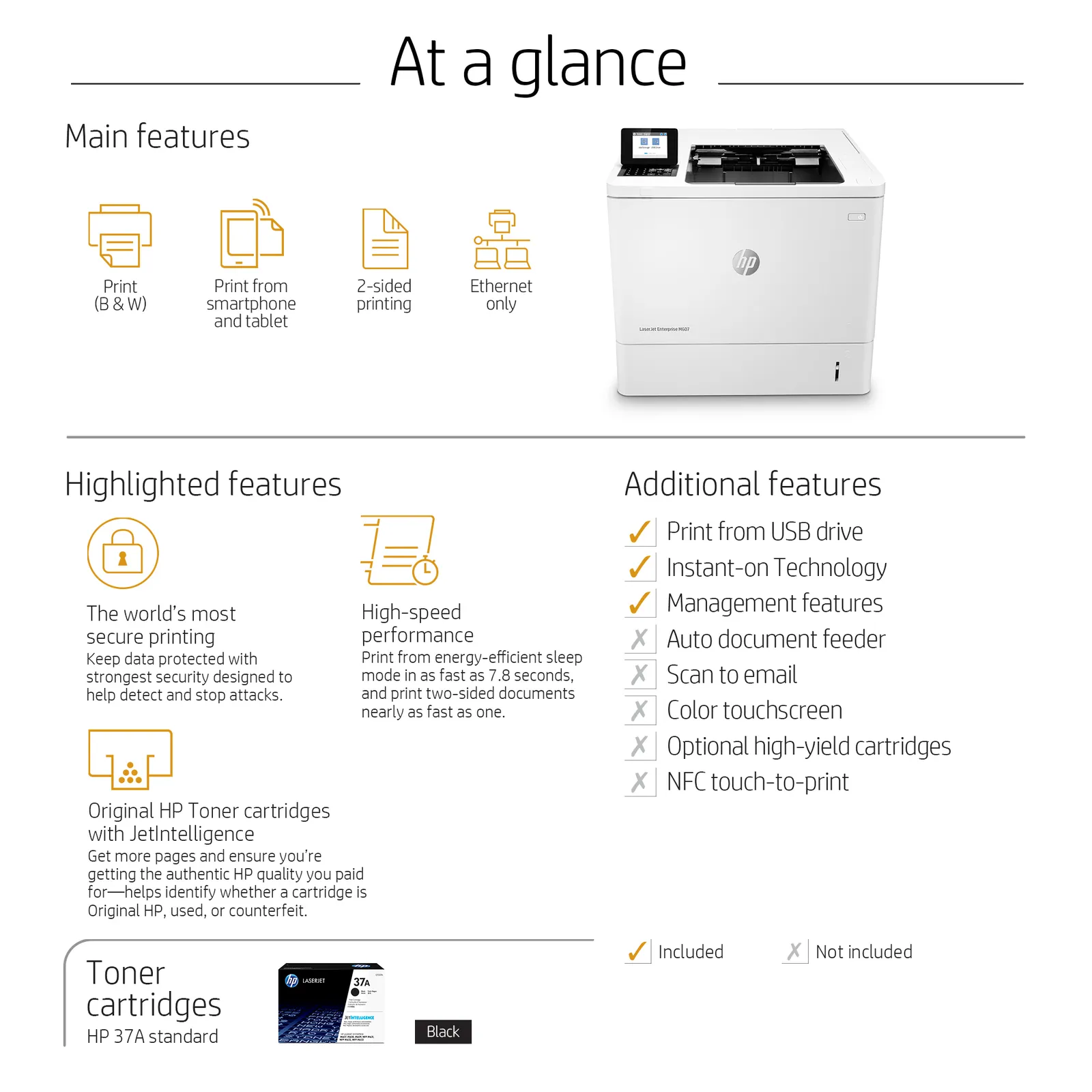 HP LaserJet Enterprise M607dn – slika 14