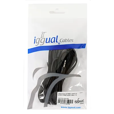 iggual 3.5mm - 3.5mm, m-m, 5m audio cable – slika 2