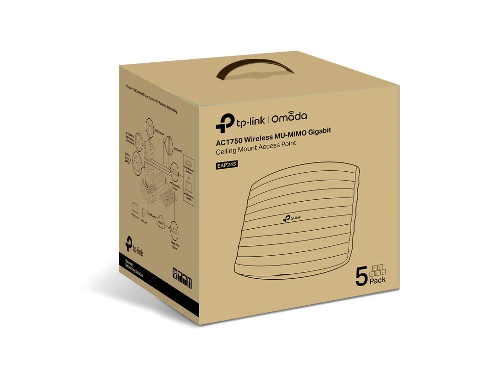 TP-Link Omada EAP245(5-PACK)(EU) wireless access point – slika 5